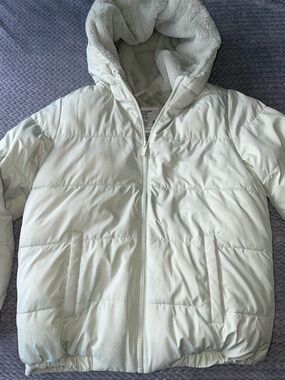 abercrombie kids Soft Mint Sherpa-Lined Jacket